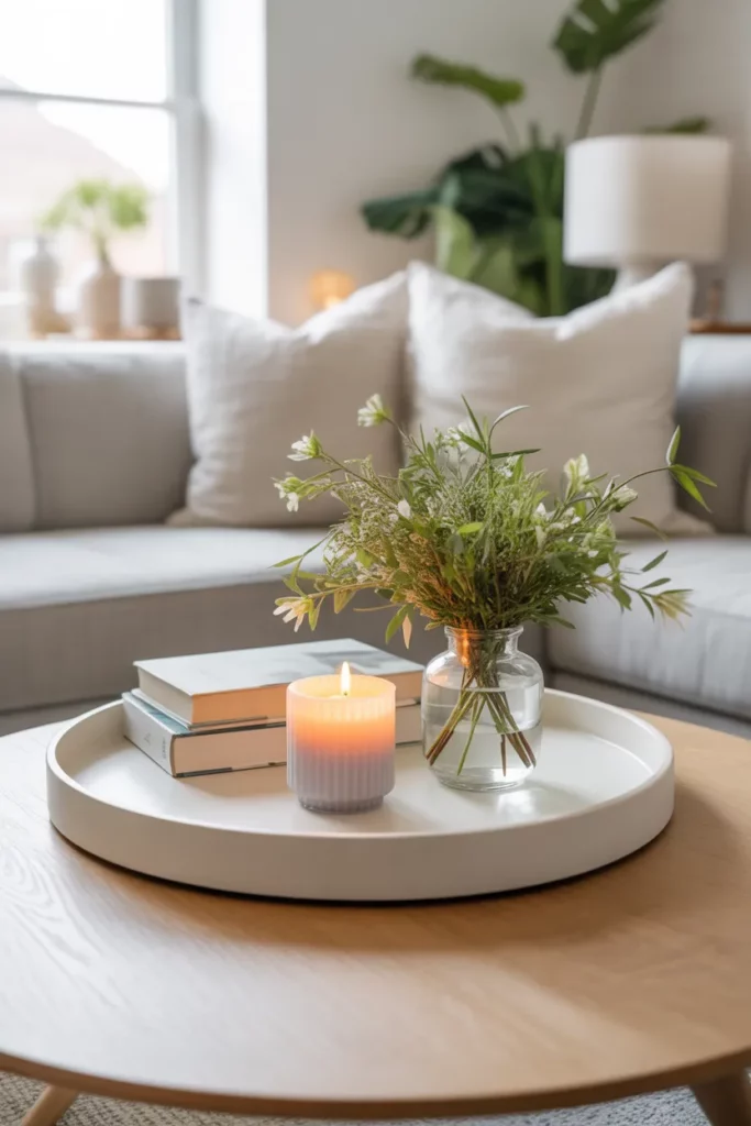 Airy Coffee Table Styling