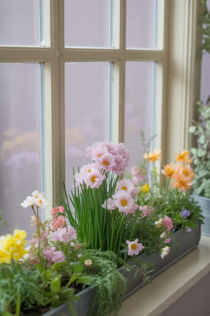 Blooming Window Boxes