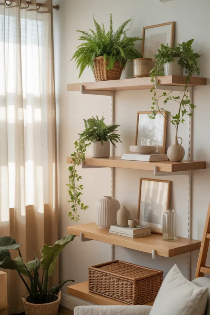 Botanical Shelf Styling