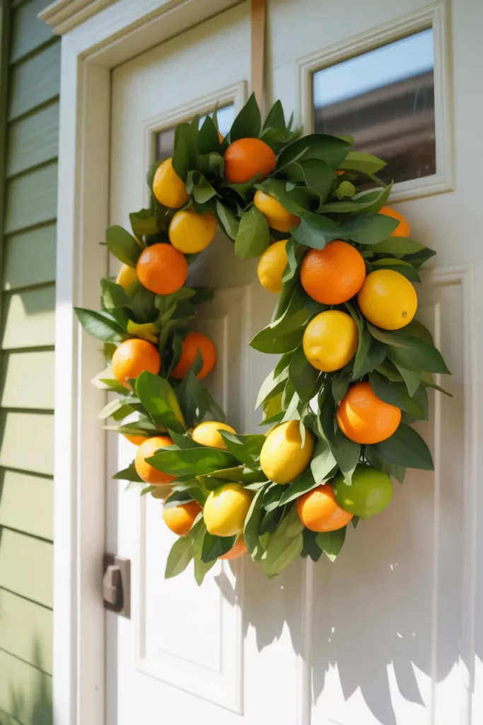 Bright Citrus Wreath