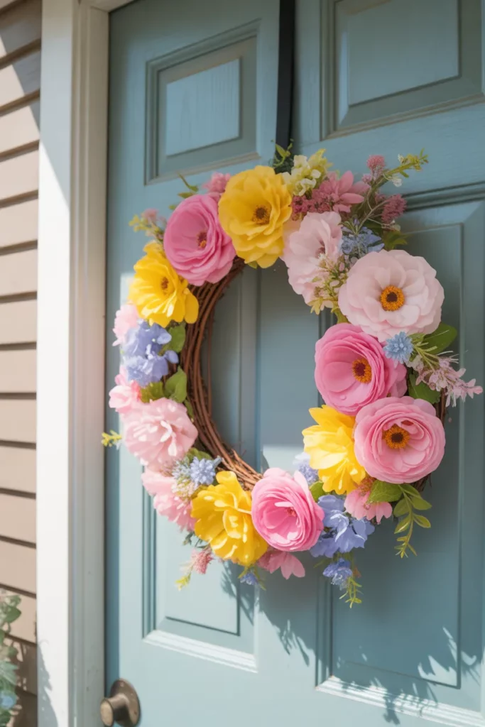 Bright Spring Mix Wreath