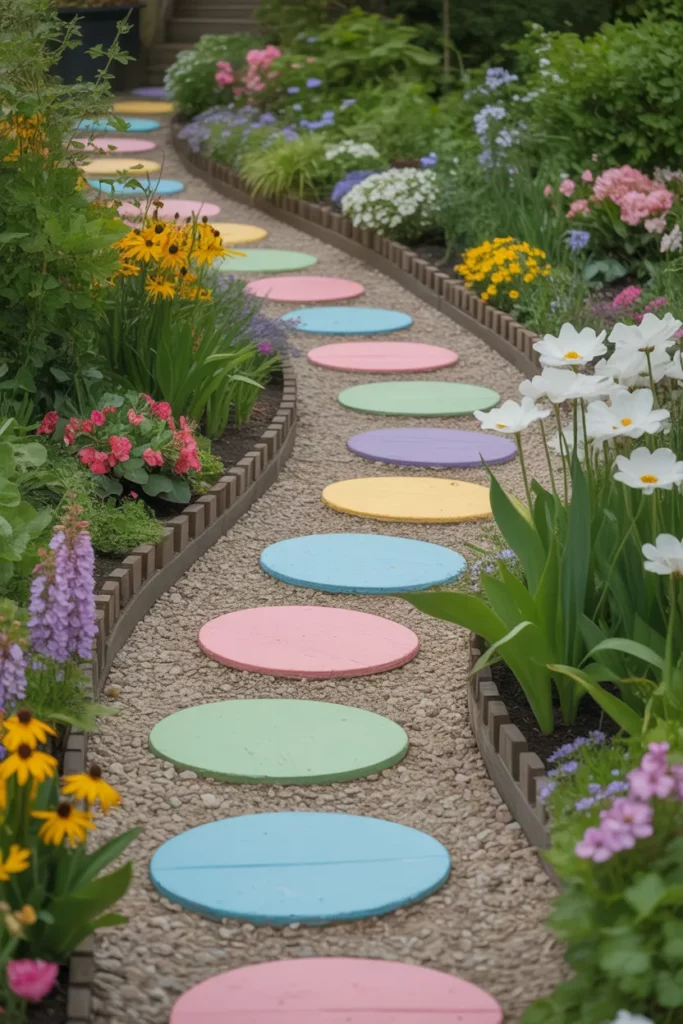 Colorful Garden Path