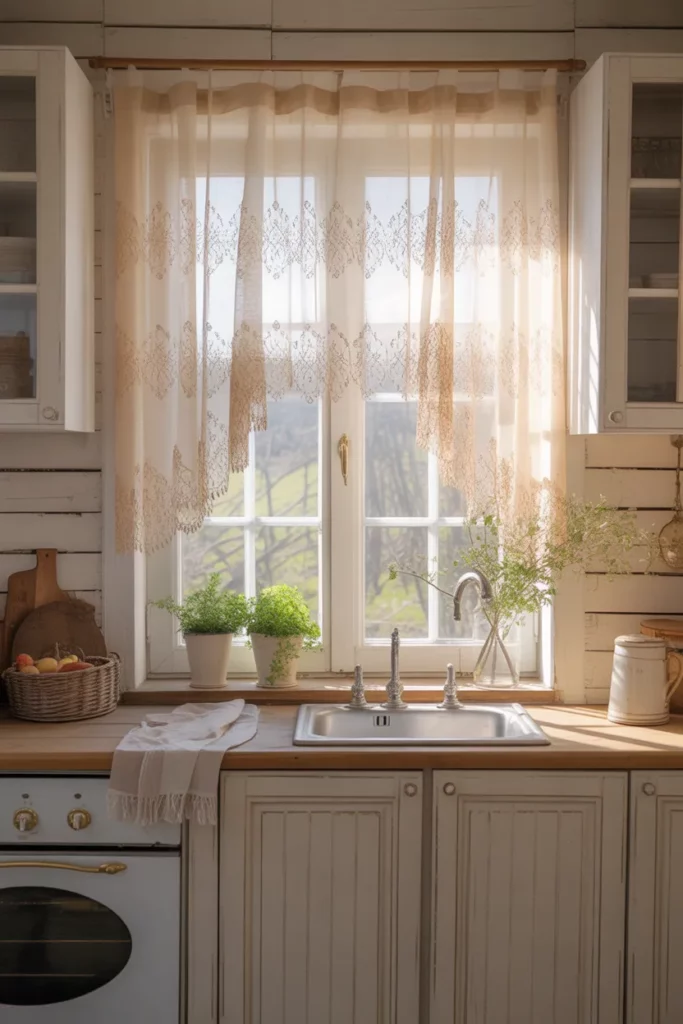 Delicate Lace Curtains