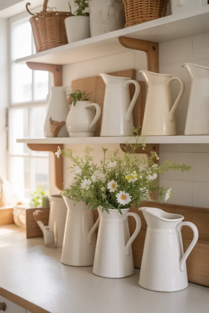 Farmhouse Pitcher Display