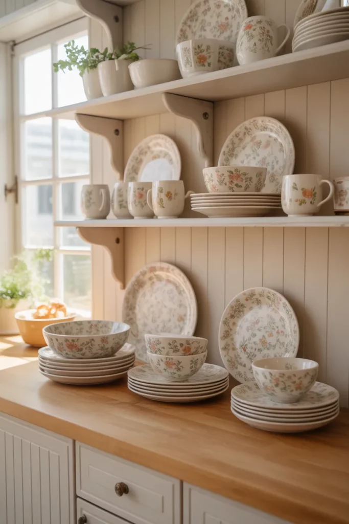 Floral Print Dishware