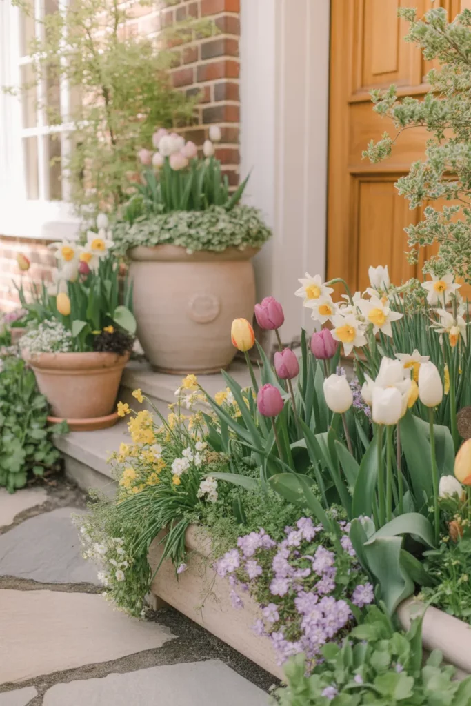 Flower-Filled Entryway