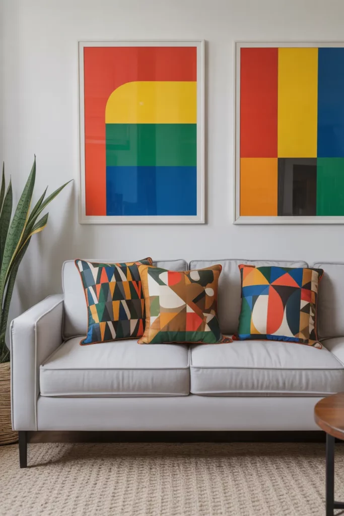 Graphic Throw Pillows