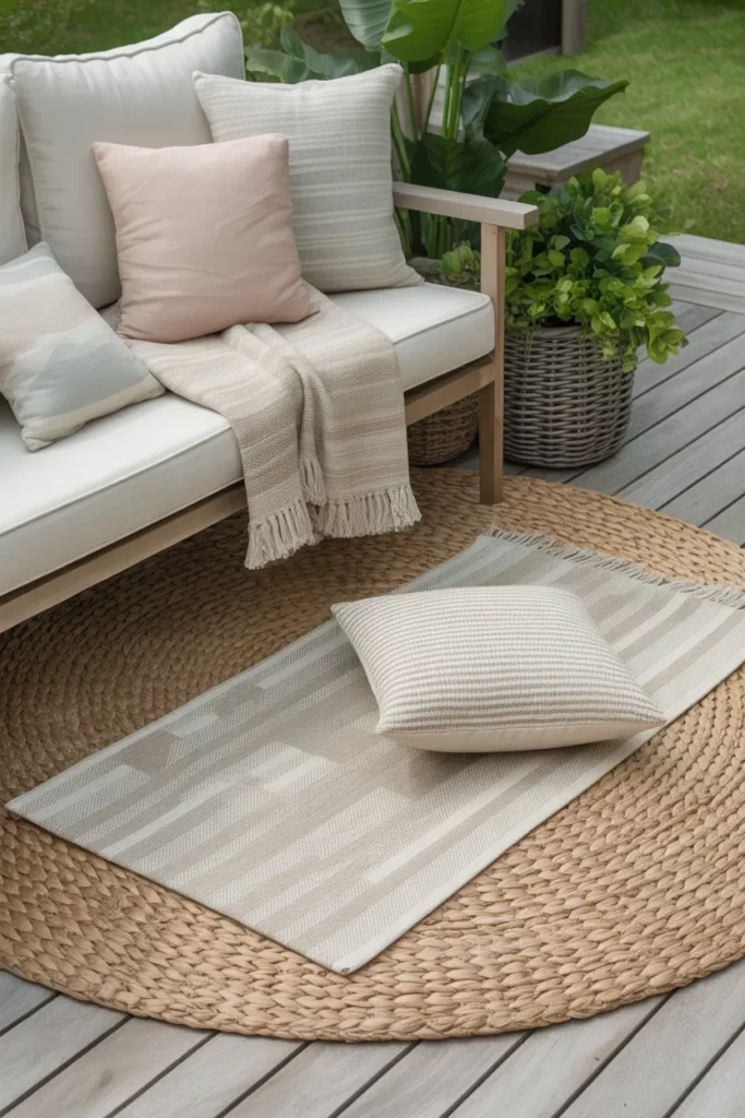 Layered Outdoor Rugs