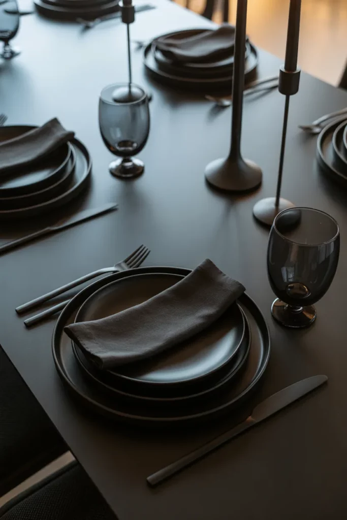 Monochrome Modern Black