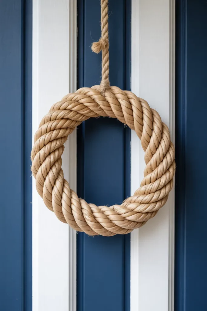 Nautical Rope Wreath