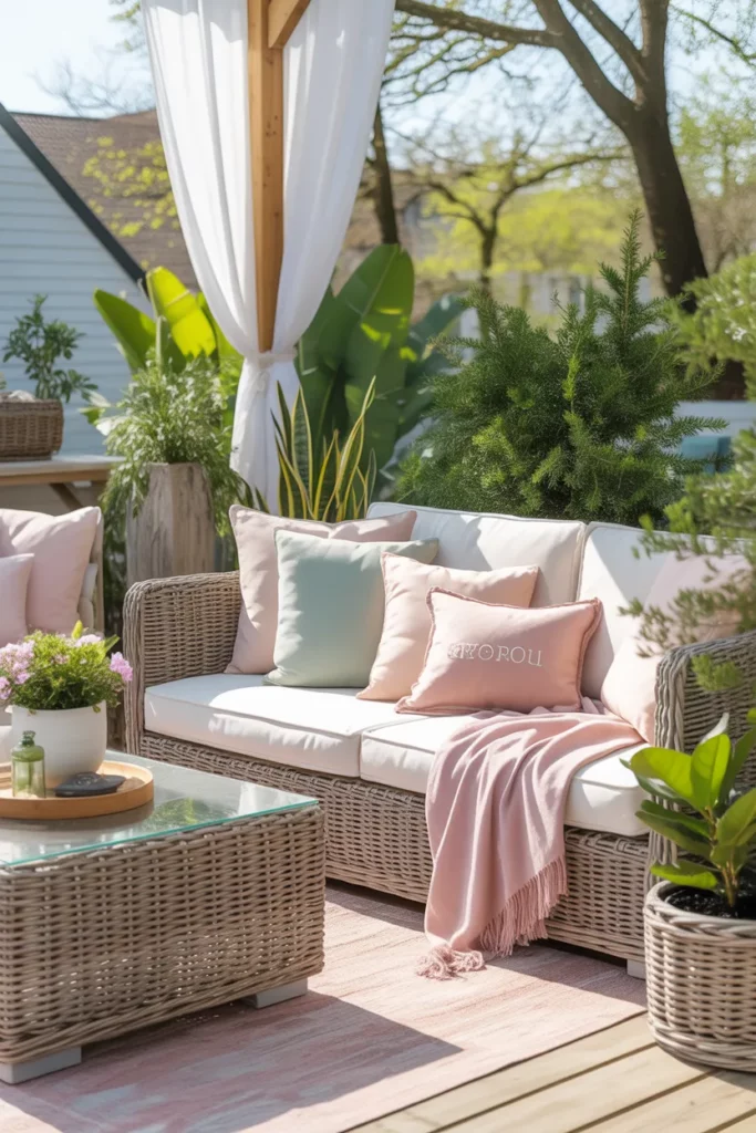 Pastel Patio Accents