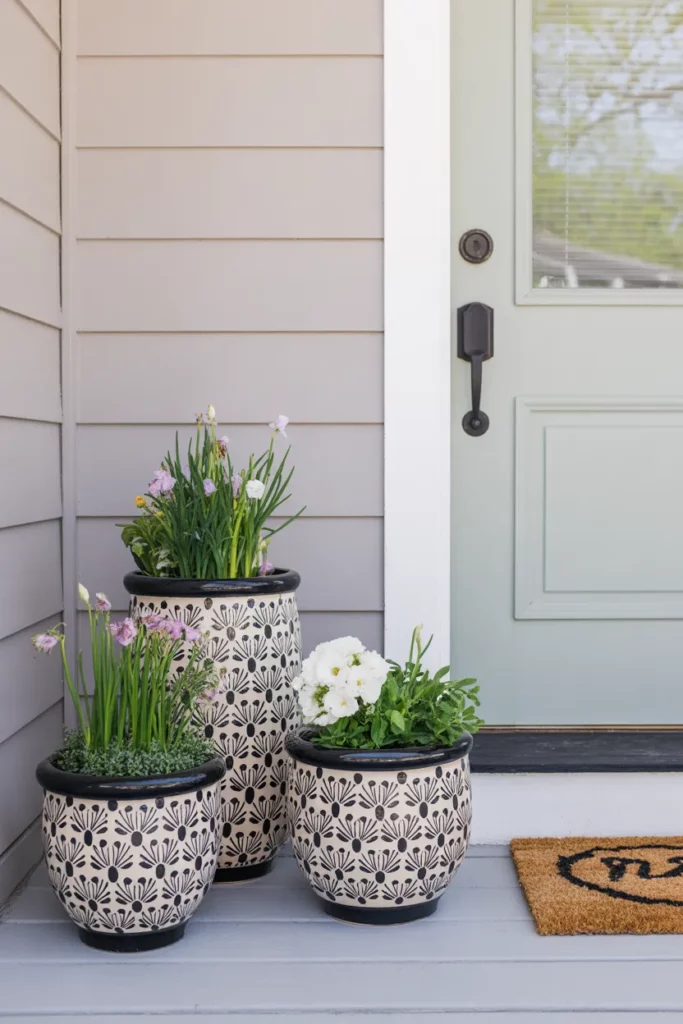 Patterned Planters