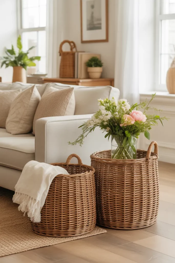 Rattan Basket Styling