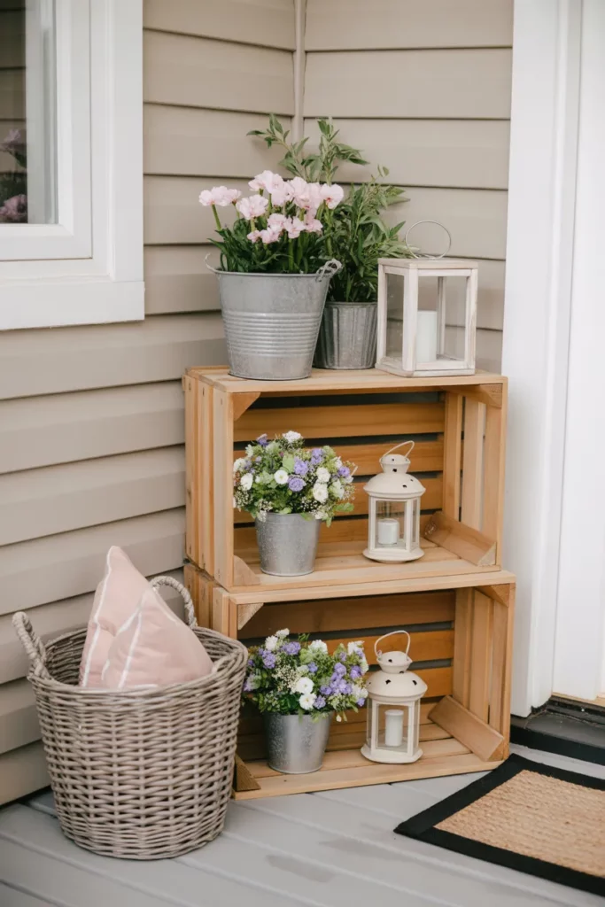 Rustic Crate Display