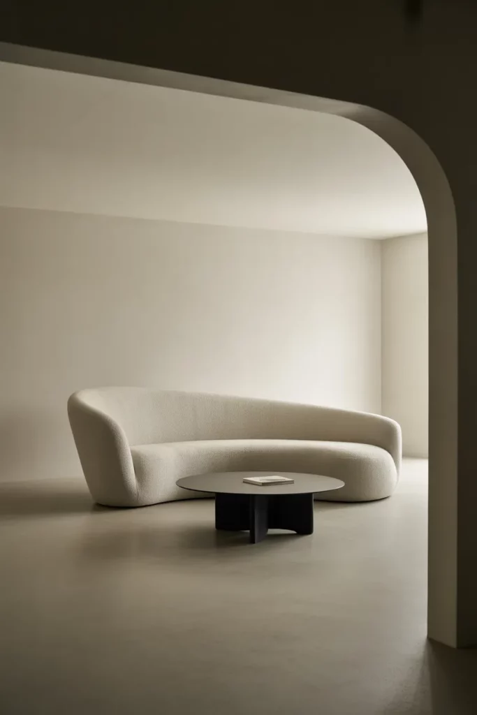 Sculptural Modern Sofa