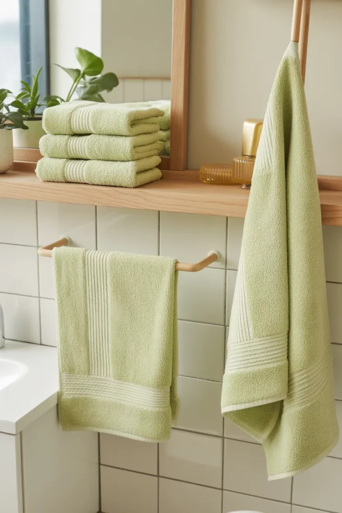 Soft Green Towels