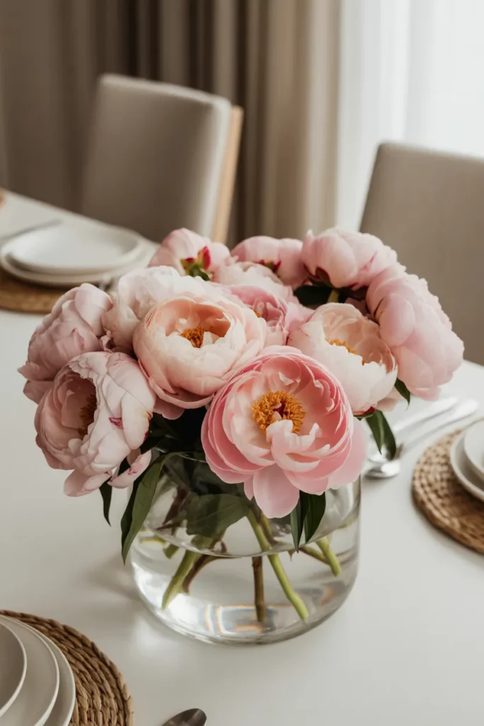 Soft Pink Peonies