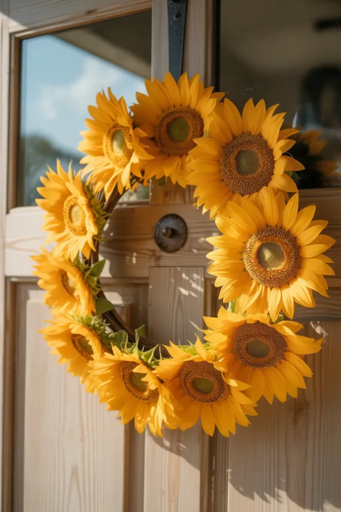 Sunflower Wreath