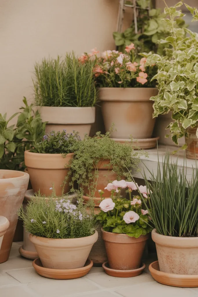 Terracotta Pot Cluster