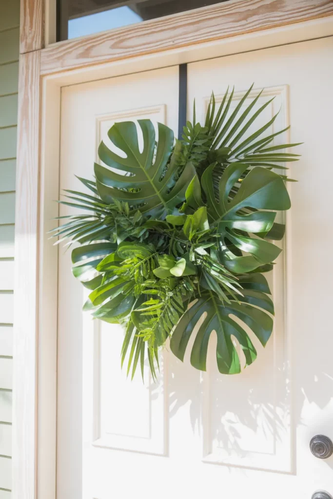 Tropical Leaf Wreath