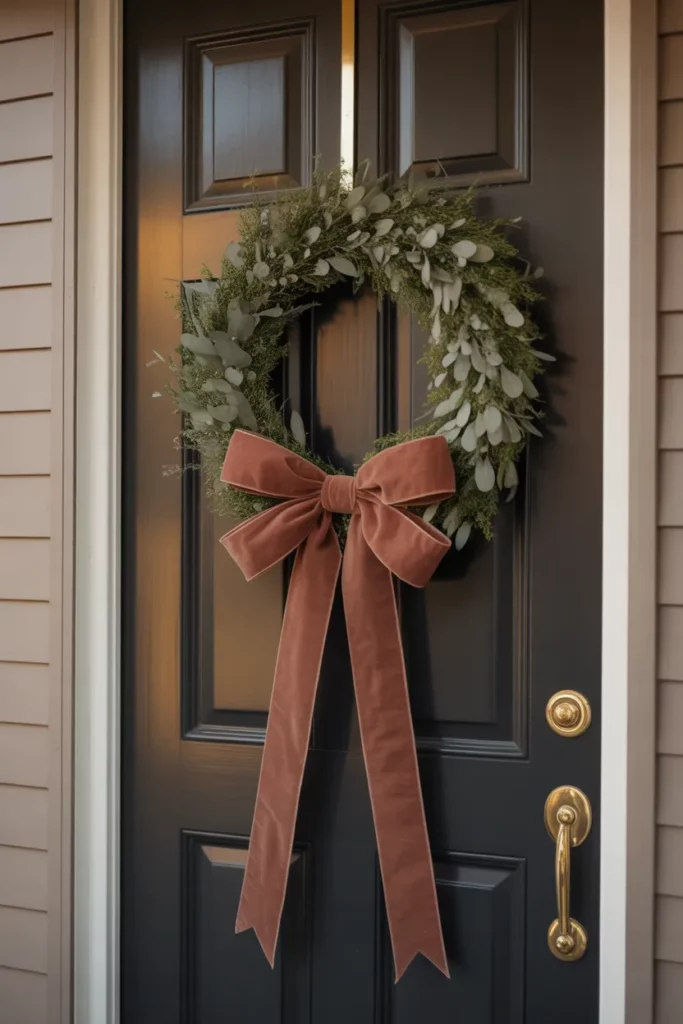 Velvet Ribbon Wreath