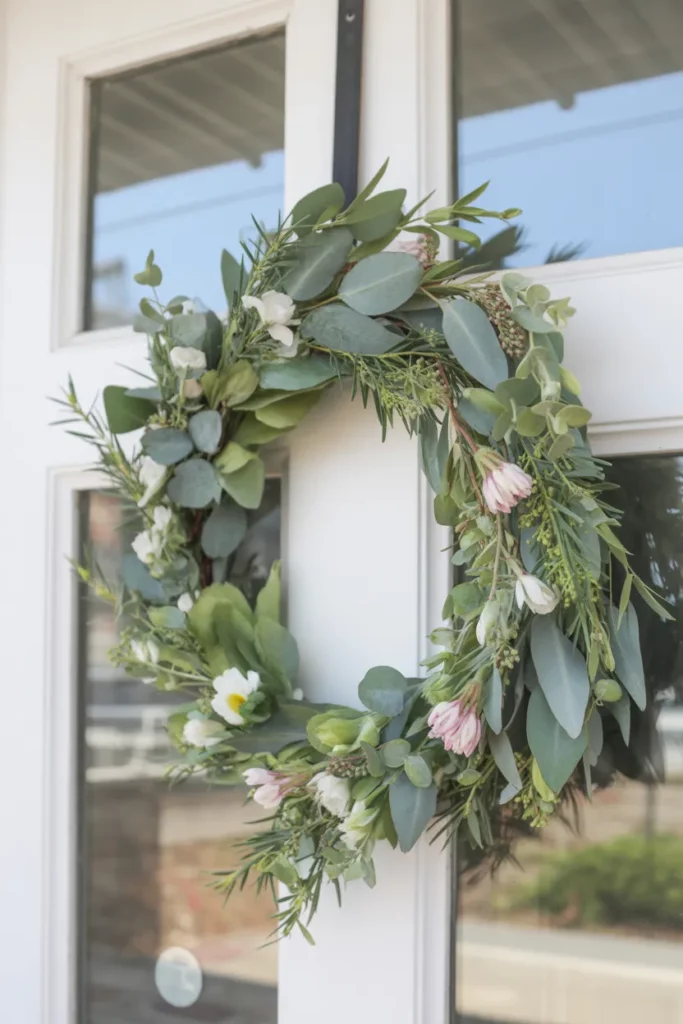 Wreath With Fresh Greens