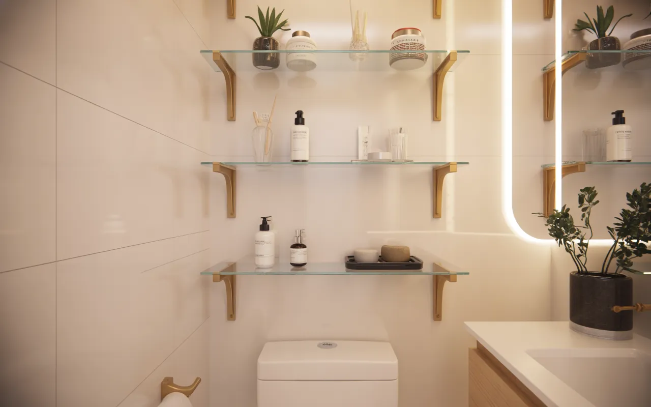 glam bathroom decor ideas